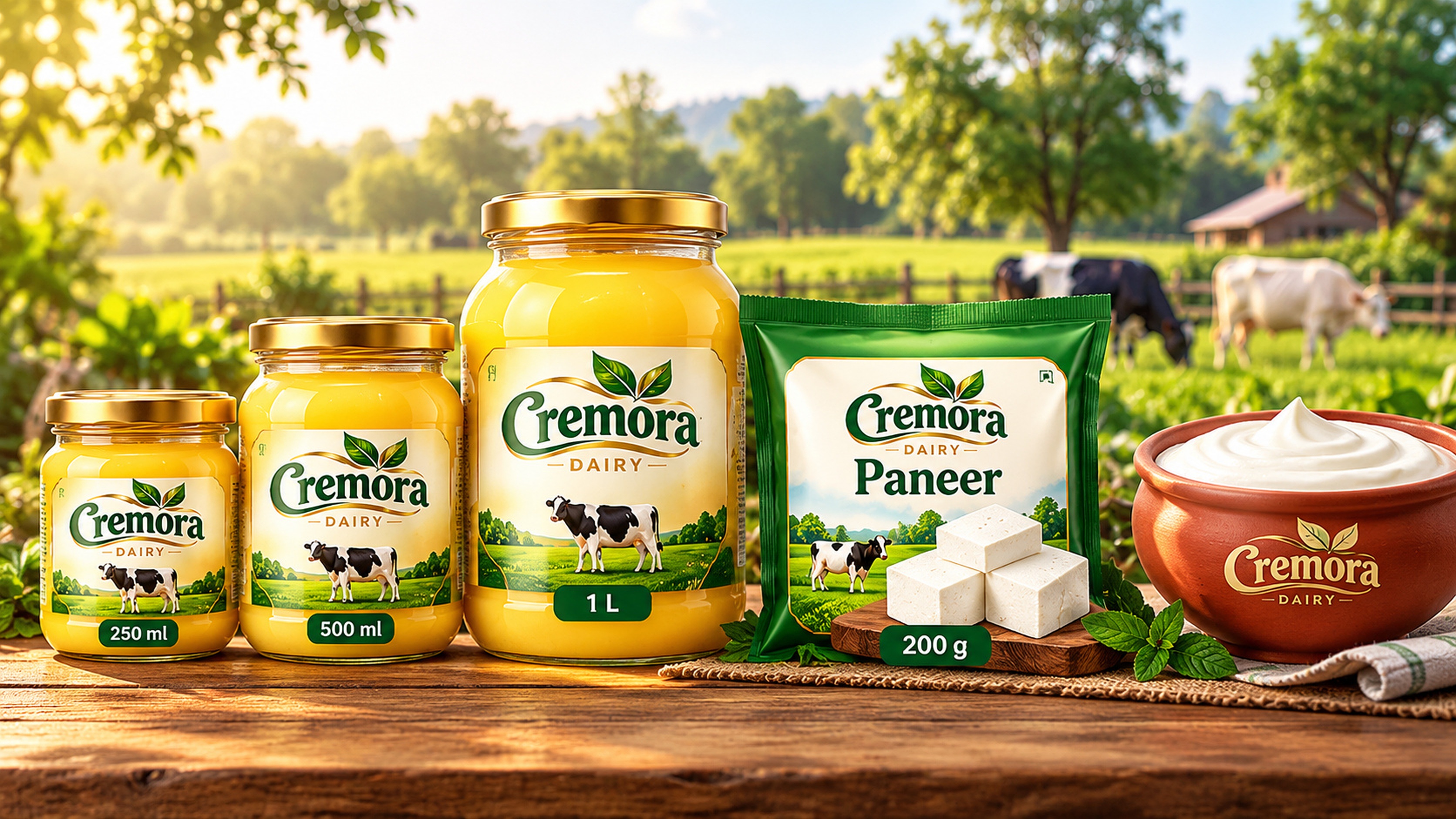Cremora Dairy ghee, paneer and curd product range